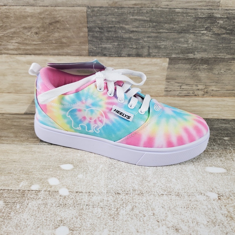 Heelys Pro 20 Shoes Youth Sz 6 Womens 7 Tie-Dye Ivory Ella *No‎ Wheels*